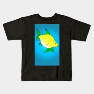 Lemonshark cartoon style Kids T-Shirt